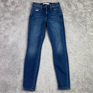 Ayr The Chiller Jeans Women’s 26* Blue Skinny Mid-Rise Dark Denim Stretch